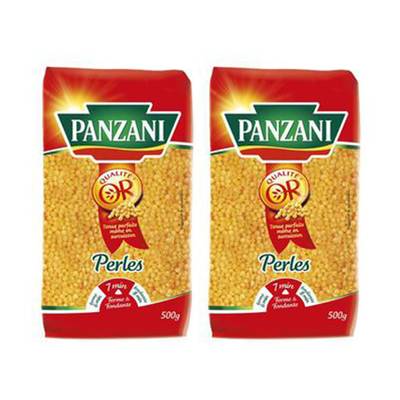 Panzani Pâtes Perles, Lot de 2x500g