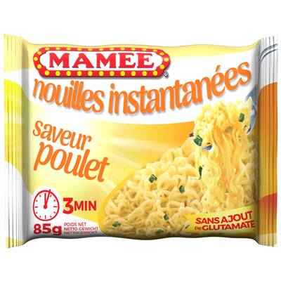 Mamee Nouilles instantanées saveur poulet en sachet individuel, 85g