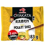 Oyakata Soupe Nouilles Ramen Poulet Shio en sachet individuel, 83g
