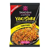 Tanoshi - Japon Nouilles Japonaises Yakisoba Façon Wok Saveur Teriyaki en sachet individuel, 90g