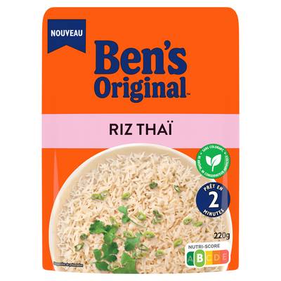Ben's Original Riz Thai en sachet micro-ondable, 220g
