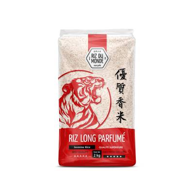 Riz Du Monde Riz long parfumé qualité supérieure en vrac, 2kg