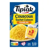 Tipiak Couscous sachet cuisson familial, 3x210g