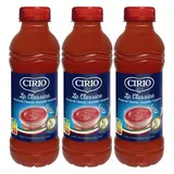 Cirio Purée de tomates - Passata - La classica en bouteille, Lot de 3x540g