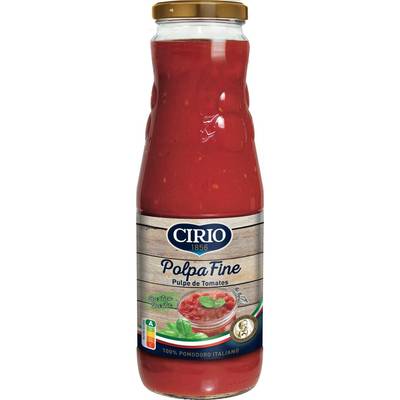 Cirio Pulpe fine de tomates basilic - Polpa fine en bouteille, 680g