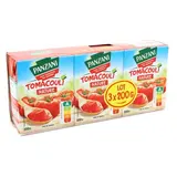 Panzani Purée de Tomates Nature Tomacouli en brique, 3x200g