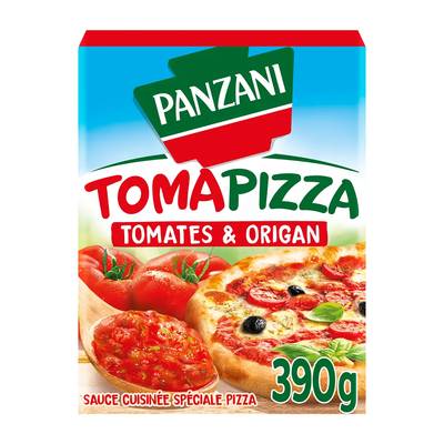 Panzani Purée de Tomates et Origan - Toma'Pizza en brique, 390g