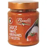 Florelli Sauce Tomate Aubergines et Ricotta en bocal, 250g