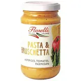 Florelli Sauce Asperges Tomates et Parmesan - Pasta et Bruschetta en bocal, 190g