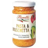 Florelli Sauce Artichauts, Tomates, Mascarpone - Pasta et Bruschetta en bocal, 190g