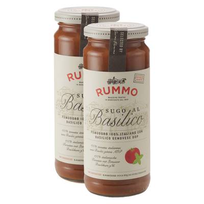 Rummo Sauce Tomates au Basilic en bocal, Lot de 2x340g