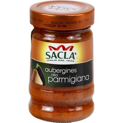 Sacla Sauce Aubergines alla Parmigiana en bocal, 190g