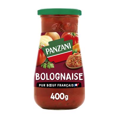 Panzani Sauce Bolognaise Pur Boeuf en bocal, 400g