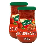 Panzani Sauce Bolognaise en bocal, Lot de 2x210g