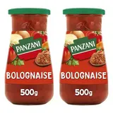 Panzani Sauce bolognaise en bocal, Lot de 2x500g