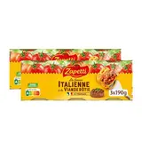 Zapetti Sauce italienne à la viande rôtie en conserve, Lot de 2x3x190g