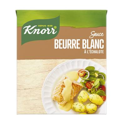 Knorr Sauce Beurre Blanc à l'échalote liquide en brique, 30cl
