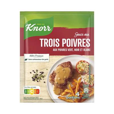 Knorr Sauce aux trois poivres déshydratée en sachet, 32g