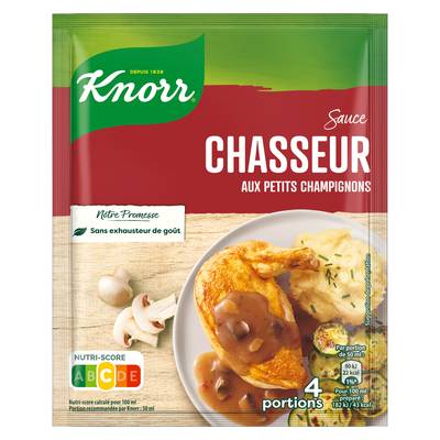 Knorr Sauce chasseur aux petits champignons déshydratée en sachet, 23g