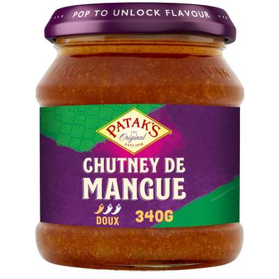 Patak's Original Chutney à la mangue doux, 340g