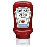 Heinz Sauce tomato ketchup zéro sel ajouté -70% de sucres en moins en Flacon Souple Squeeze Top Down, 425g