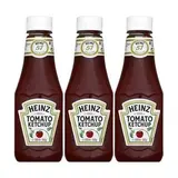 Heinz Tomato Ketchup en Flacon Souple Squeeze, Lot de 3x342g