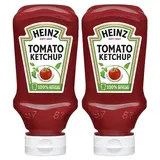 Heinz Tomato Ketchup en Flacon Souple Squeeze Top Down, Lot de 2x250g