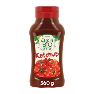 Jardin Bio Etic Ketchup Bio en Flacon Souple Squeeze, 560g