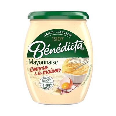 Bénédicta Mayonnaise Comme à la maison en bocal, 255g