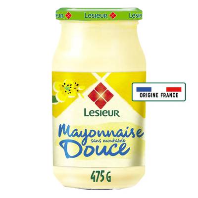 Lesieur Mayonnaise Fine et douce en bocal, 475g
