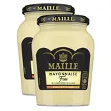 Maille Mayonnaise fine Qualité Traiteur en bocal, Lot de 2x320g
