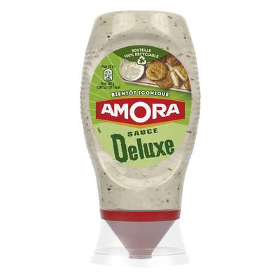 Amora Sauce Deluxe en flacon souple Squeeze Top Down, 247g