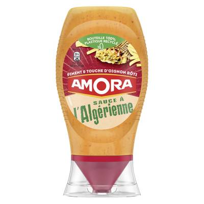 Amora Sauce à l'Algérienne en flacon souple Squeeze Top Down, 250g