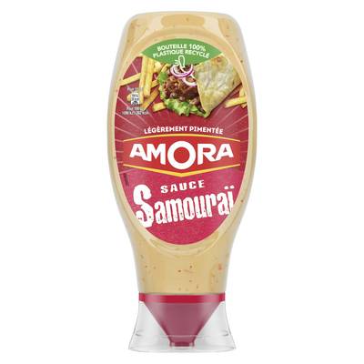 Amora Sauce Samourai en flacon souple Squeeze Top Down, 435g