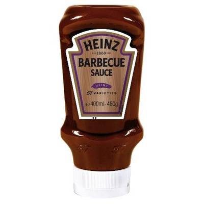 Heinz Sauce barbecue classique en flacon souple Squeeze Top Down, 480g
