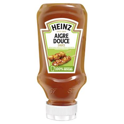 Heinz Sauce Aigre Douce en flacon souple Squeeze Top Down, 260g