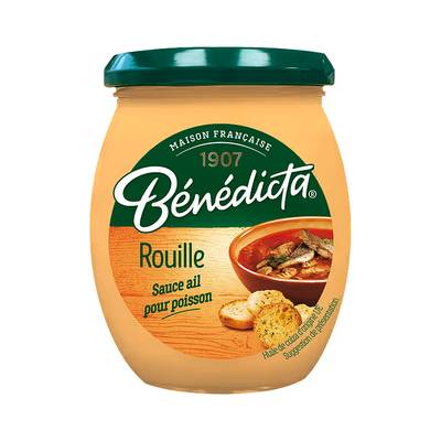 Bénédicta Sauce Rouille - Sauce ail pour poisson en bocal, 260g