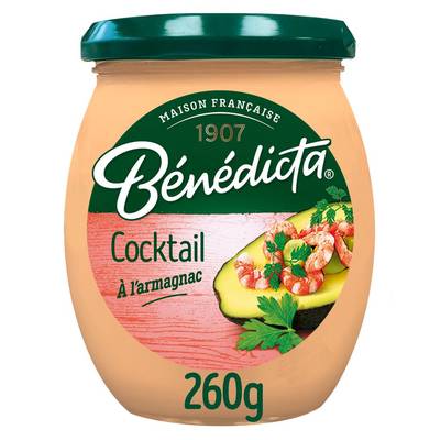 Bénédicta Sauce cocktail à l'Armagnac en bocal, 260g