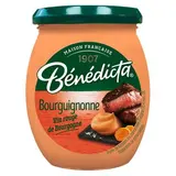 Bénédicta Sauce bourguignonne au vin rouge de Bourgogne en bocal, 270g