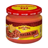 Old el Paso Sauce Salsa à dipper Epicée Oignons et Poivrons en bocal, 312g