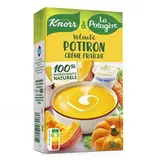 Knorr & La Potagère Velouté de potiron à la crème fraîche Soupe liquide en brique pour 2, 50cl