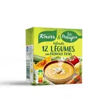 Knorr & La Potagère Velouté de 12 Légumes au fromage frais Soupe liquide en brique individuelle, 30cl