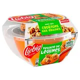 Liebig Soupe Velouté de Légumes et Toppings - Soupe liquide en bol individuel, 32 cl