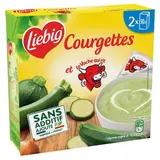 Liebig Soupe Courgettes Vache qui Rit - Soupe liquide en brique individuelle, 2x30cl