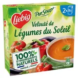 Liebig Vélouté de légumes du soleil Soupe liquide en brique individuelle, 2x30cl