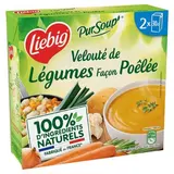 Liebig Velouté de Légumes façon Pôelée Soupe liquide en brique individuelle, 2x30cl