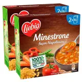 Liebig Minestrone Façon Napolitaine Soupe liquide en brique individuelle, Lot de 2 - 2x30cl