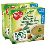 Liebig Velouté de Poireaux et Pommes de Terre Soupe liquide en brique individuelle, Lot de 2 - 2x30cl