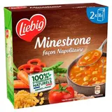 Liebig Minestrone Façon Napolitaine Soupe liquide en brique individuelle, 2x30cl