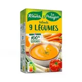 Knorr & La Potagère Velouté de 9 légumes Soupe liquide en brique familiale, 1L